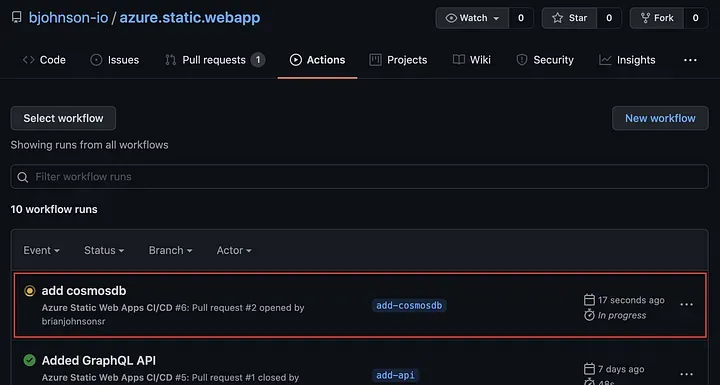 Add CosmosDB to your Serverless GraphQL API