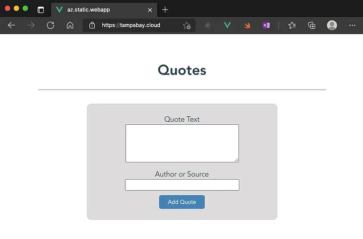 Getting Started with Azure Static Web Apps