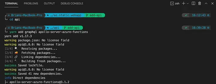 Add a Serverless GraphQL API to your Azure Static Web App