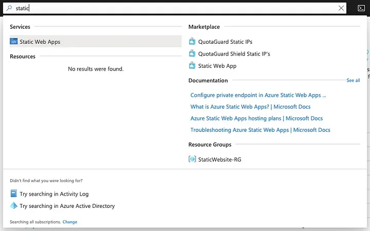 Getting Started with Azure Static Web Apps