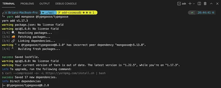 Add CosmosDB to your Serverless GraphQL API