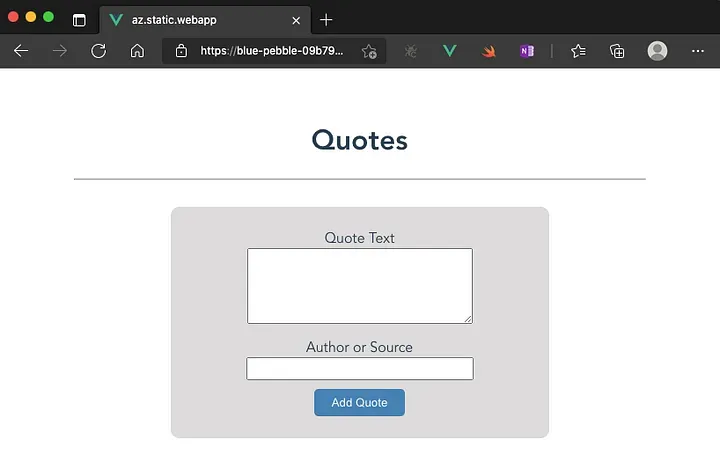 Getting Started with Azure Static Web Apps