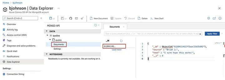 Add CosmosDB to your Serverless GraphQL API